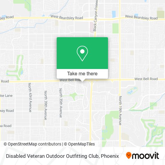 Disabled Veteran Outdoor Outfitting Club map