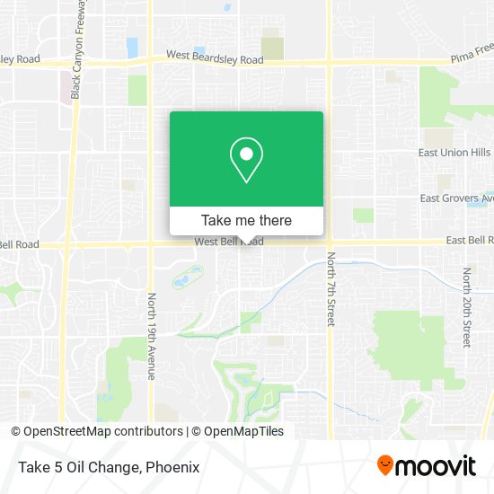 Mapa de Take 5 Oil Change