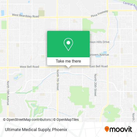 Mapa de Ultimate Medical Supply