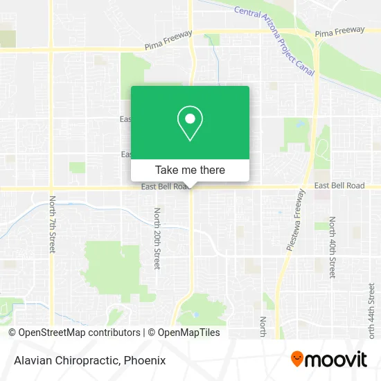 Alavian Chiropractic map