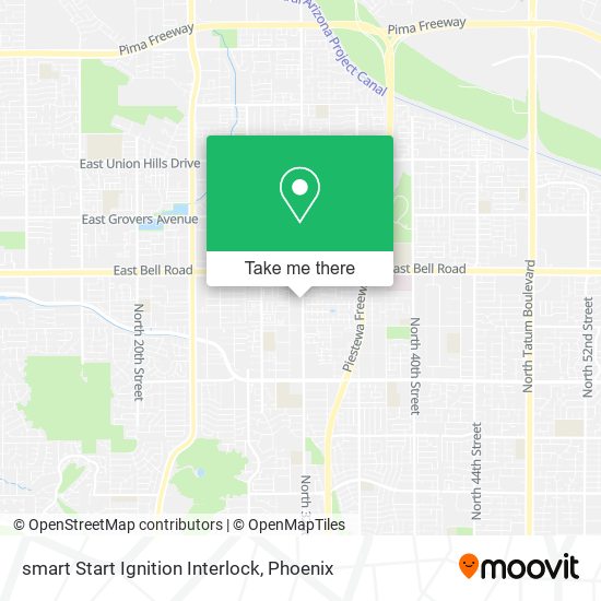 Mapa de smart Start Ignition Interlock