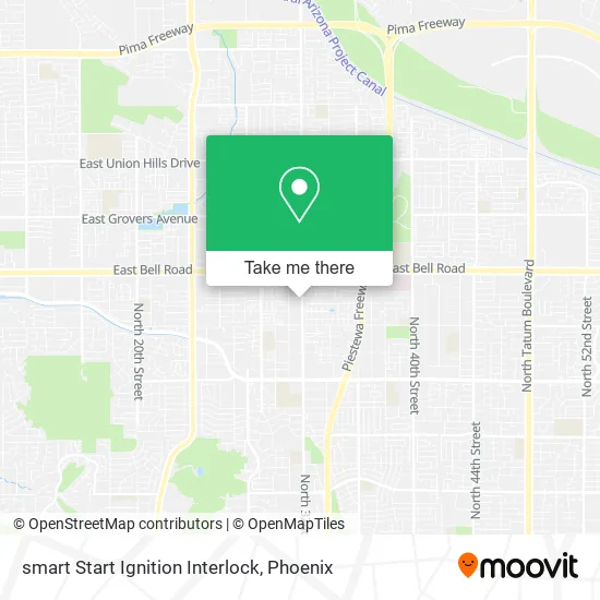 smart Start Ignition Interlock map