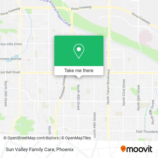 Sun Valley Family Care map