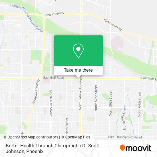 Better Health Through Chiropractic Dr Scott Johnson map