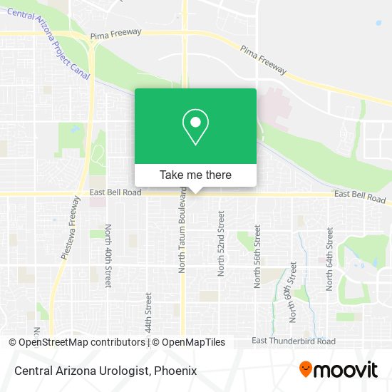 Mapa de Central Arizona Urologist