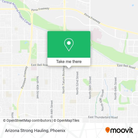 Arizona Strong Hauling map