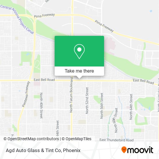 Agd Auto Glass & Tint Co map