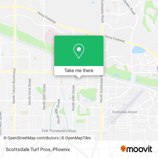 Mapa de Scottsdale Turf Pros