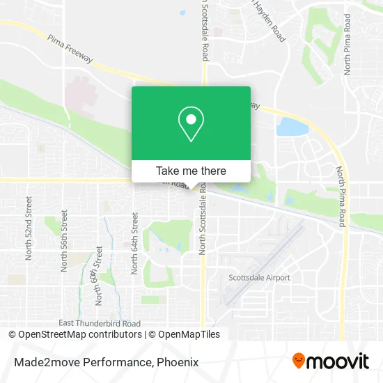 Made2move Performance map