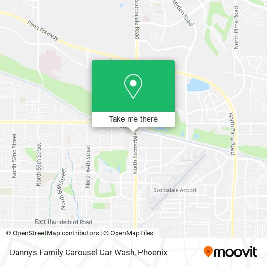 Danny's Family Carousel Car Wash map