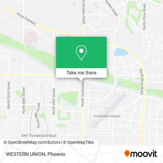 WESTERN UNION map