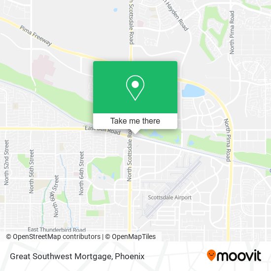 Great Southwest Mortgage map