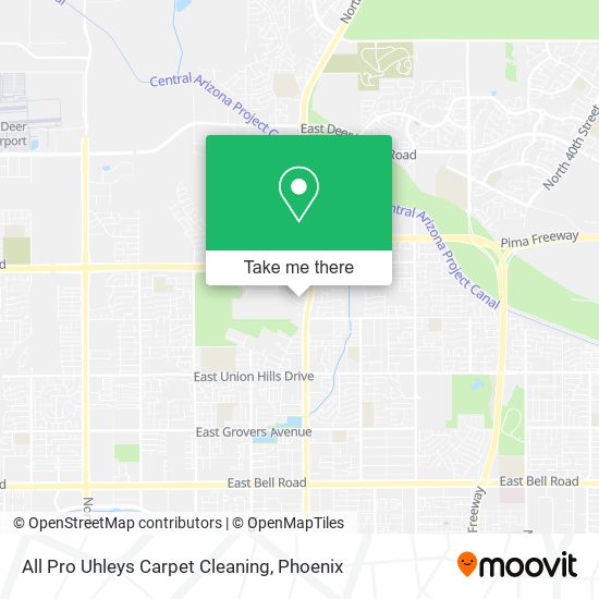 All Pro Uhleys Carpet Cleaning map