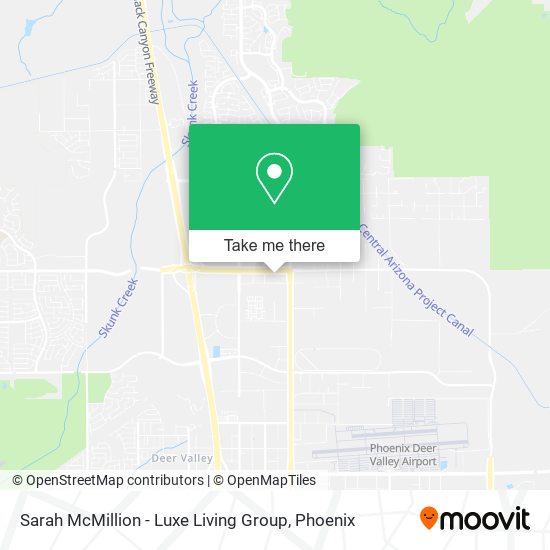Mapa de Sarah McMillion - Luxe Living Group