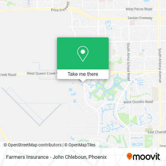 Farmers Insurance - John Chleboun map
