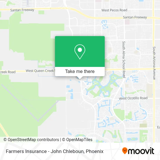 Farmers Insurance - John Chleboun map