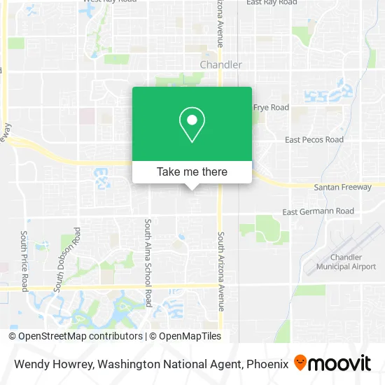 Wendy Howrey, Washington National Agent map