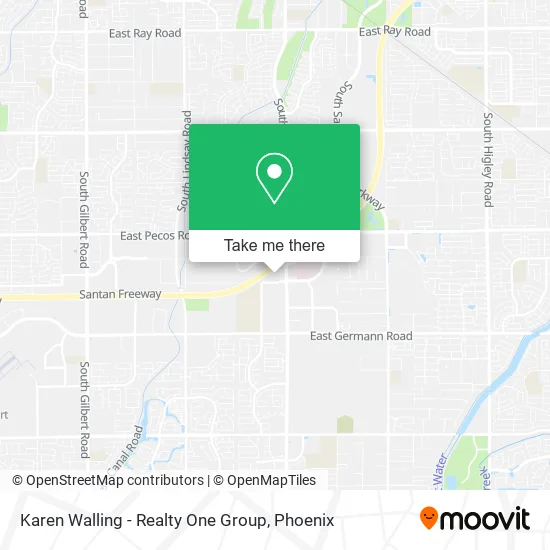 Karen Walling - Realty One Group map