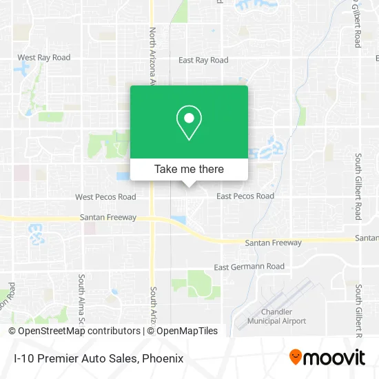 I-10 Premier Auto Sales map