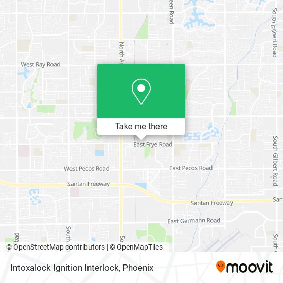 Mapa de Intoxalock Ignition Interlock