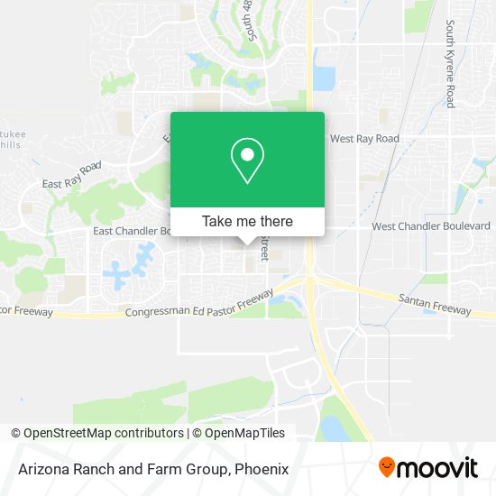 Mapa de Arizona Ranch and Farm Group