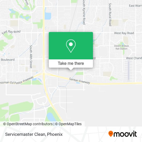 Mapa de Servicemaster Clean