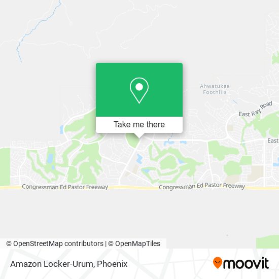 Amazon Locker-Urum map