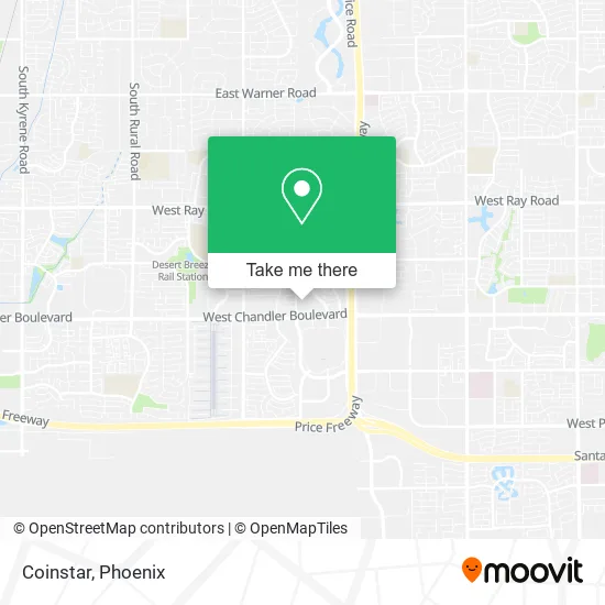 Coinstar map