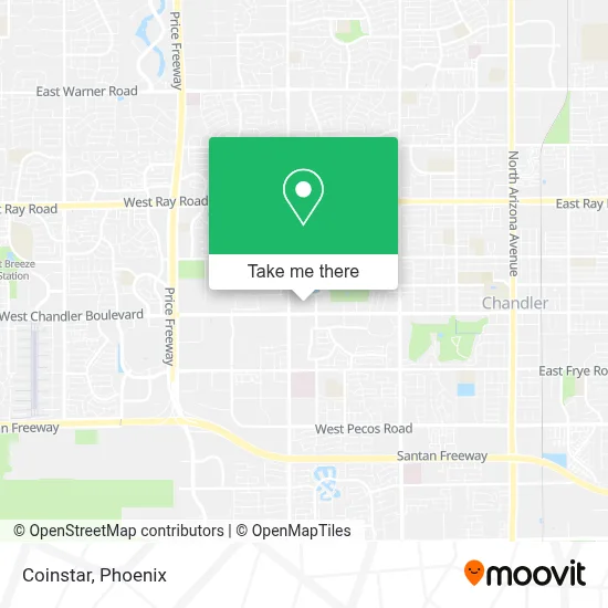Coinstar map