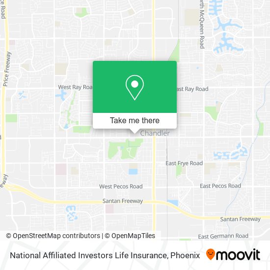 National Affiliated Investors Life Insurance map