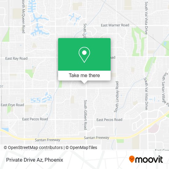 Mapa de Private Drive Az