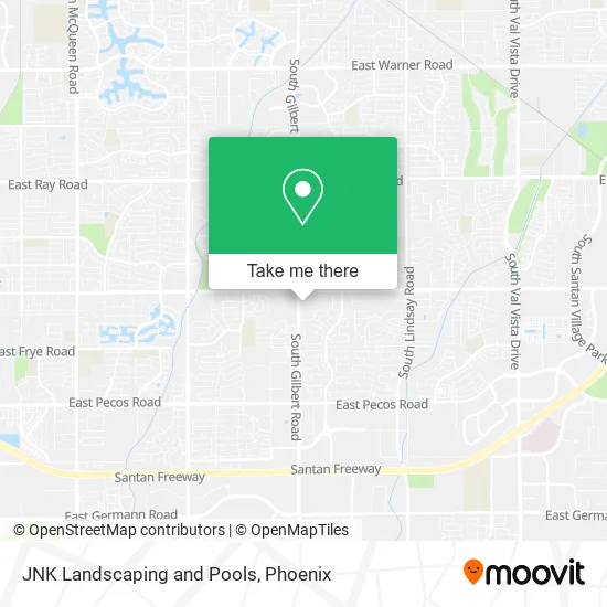 JNK Landscaping and Pools map