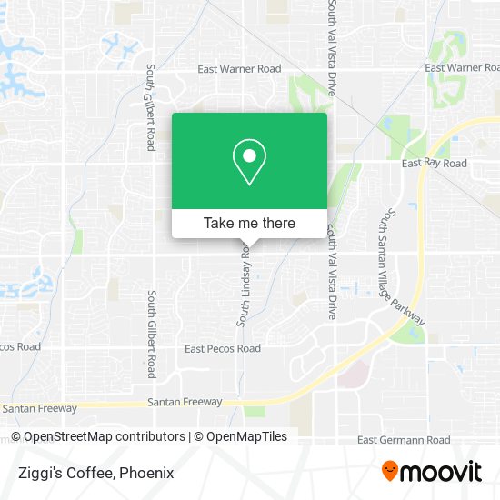 Ziggi's Coffee map