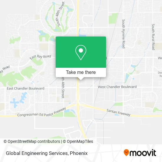 Global Engineering Services map