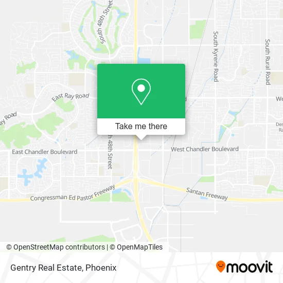Gentry Real Estate map