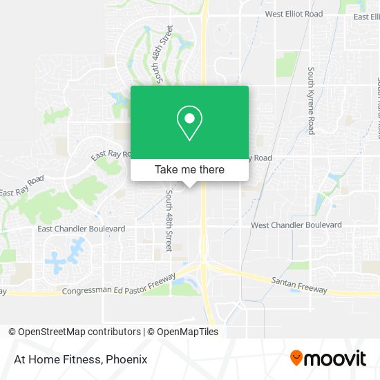Mapa de At Home Fitness