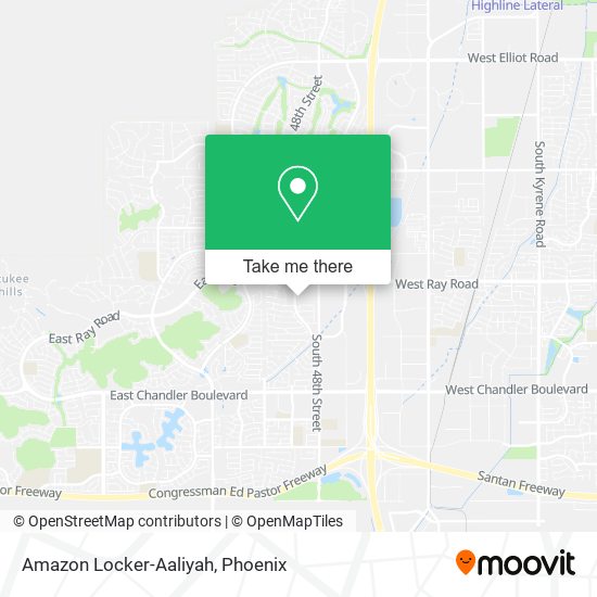 Mapa de Amazon Locker-Aaliyah