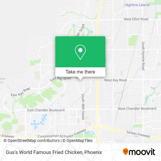 Gus's World Famous Fried Chicken map