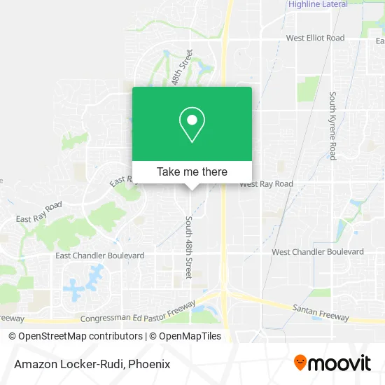 Amazon Locker-Rudi map