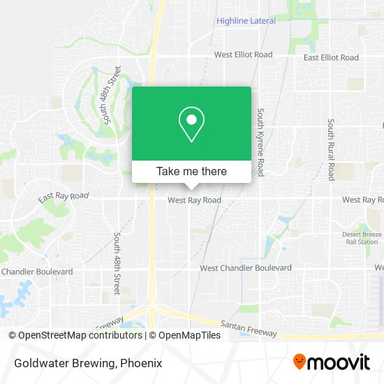 Mapa de Goldwater Brewing