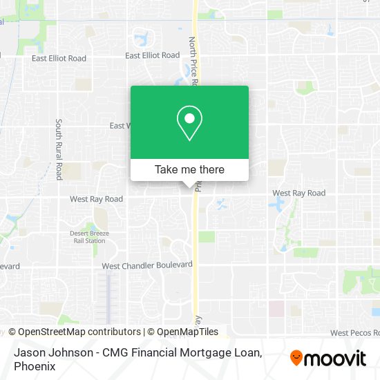 Mapa de Jason Johnson - CMG Financial Mortgage Loan