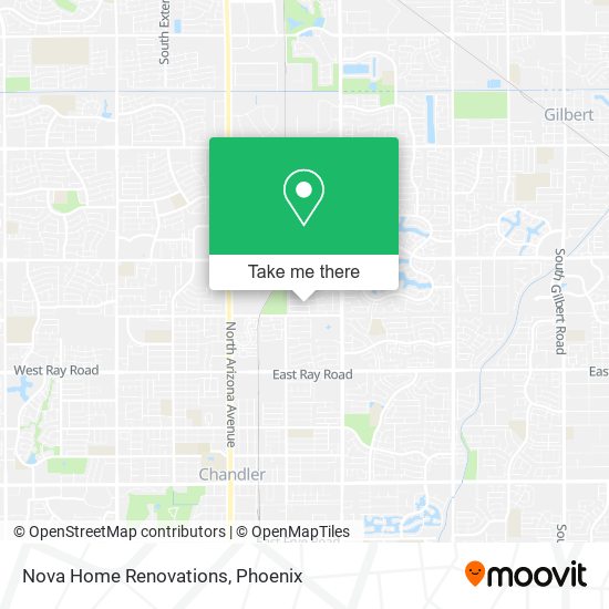 Nova Home Renovations map