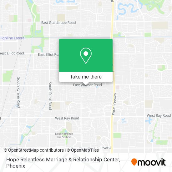 Mapa de Hope Relentless Marriage & Relationship Center