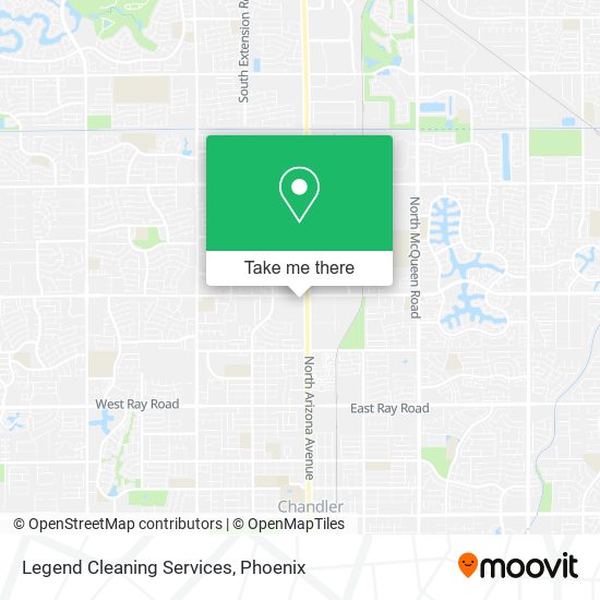 Legend Cleaning Services map