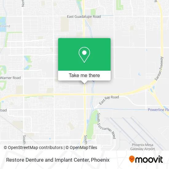 Restore Denture and Implant Center map
