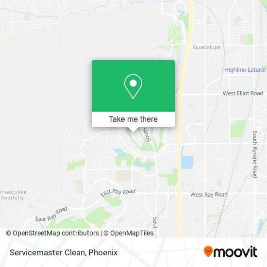 Servicemaster Clean map