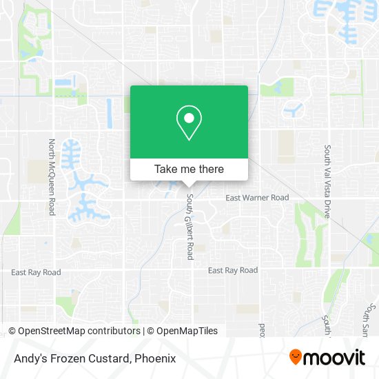 Andy's Frozen Custard map