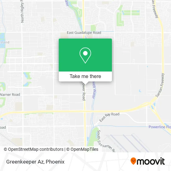 Greenkeeper Az map