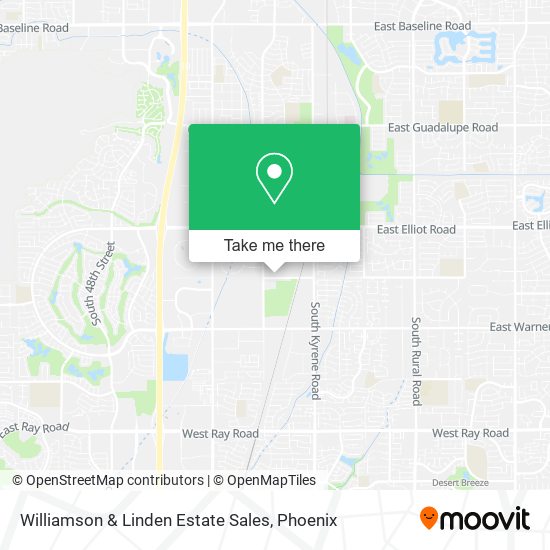Williamson & Linden Estate Sales map