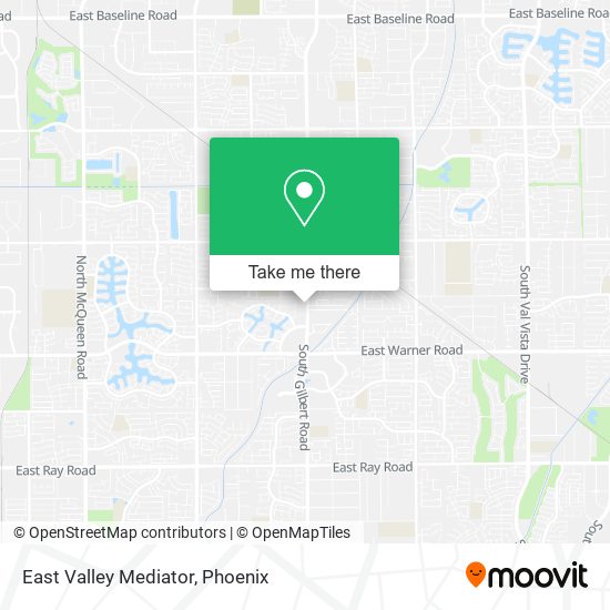 East Valley Mediator map